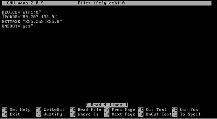 Add Secondary IP Address Manually